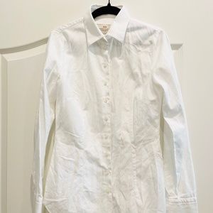 Women’s Hawes and Curtis Shirt (US 2) - white plain